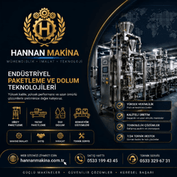Hannan makina dikey ve yatay paketleme makina imalatı