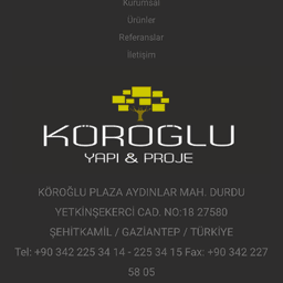 Köroğlu endüstriyel yapı proje ve orman ürünleri Sanayi ve ticaret limited şirketi
