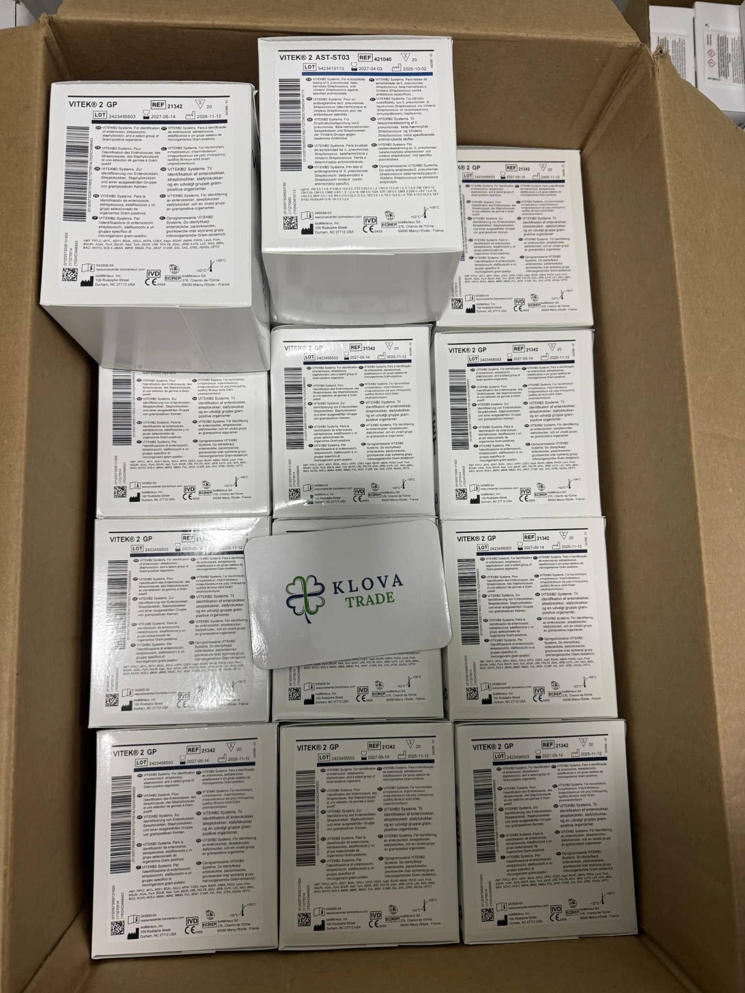 Biomerieux Vitek Test Cards